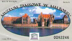 Malbork. Entrebiljetten &auml;r v&auml;rd sitt pris