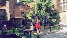 Potentater p&aring; borgg&aring;rden i Malbork