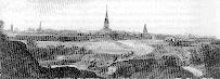 Stade. M&aring;lning fr&aring;n 1705 av Justus Juel