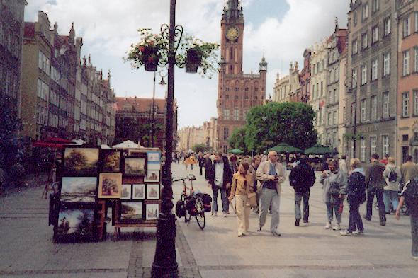 Huvudstr&aring;ket i Gdansk