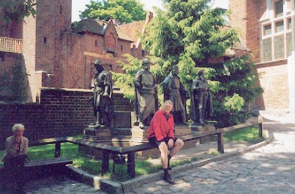 Potentater p&aring; borgg&aring;rden i Malbork