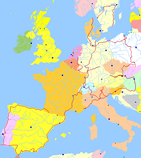 Europe map